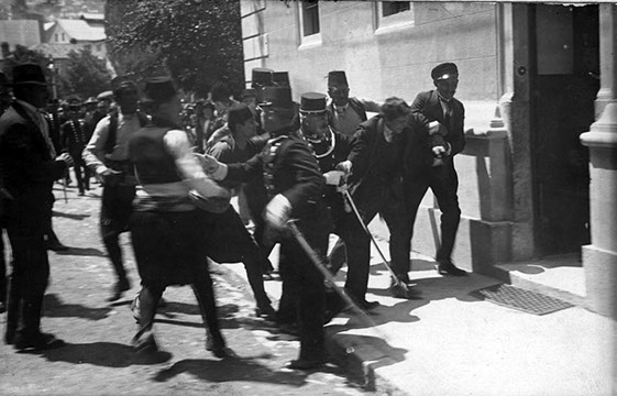 The Arrest of Gavrilo Princip