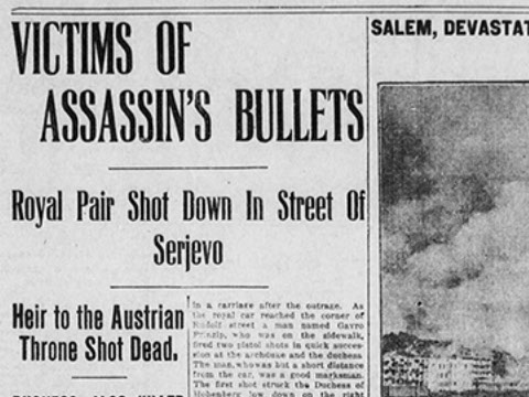 News of the Assassination as it Appears in The Democratic Banner