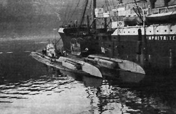 Two Type UC II Minelaying Submarines, Used by the German Navy