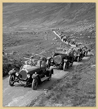 1920s Motorists Driving Through the Countryside