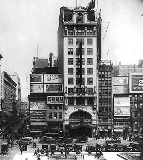The Palace Theatre Building, New York City, 1920